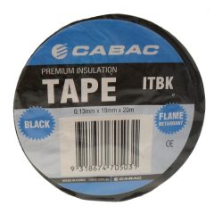 Insulation Tape. Black. 20mtrs